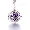 Hot-selling Aromatherapy Ancient Silver Style Cage Type Hollow Necklace Essential Oil Diffuser Perfume Box Ancient Hanfu Accessories