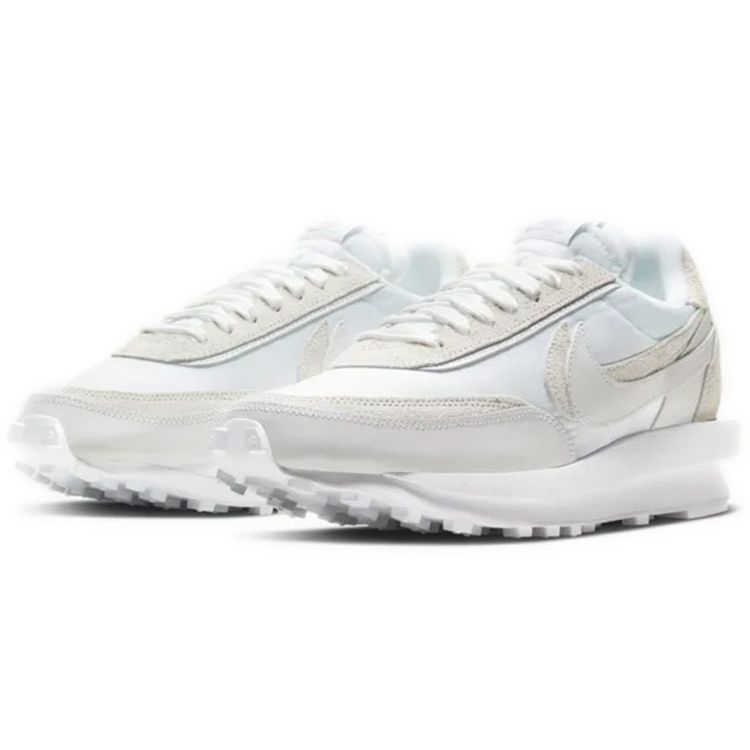 sacai x Nike LDWaffle White Nylon Unisex Sneakers BV0073-101