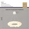 Nordic Modern Minimalist Cream Bubble Ceiling Light for Master Bedroom