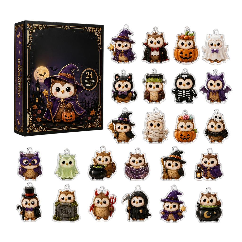 Halloween Countdown Calendar - Halloween Surprise Gifts, Enjoy the Countdown and Winter Fun