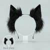 Faux Fur Cosplay Headwear Solid Color Animal Ear Headban Fashion Cat Ears Headband  Women