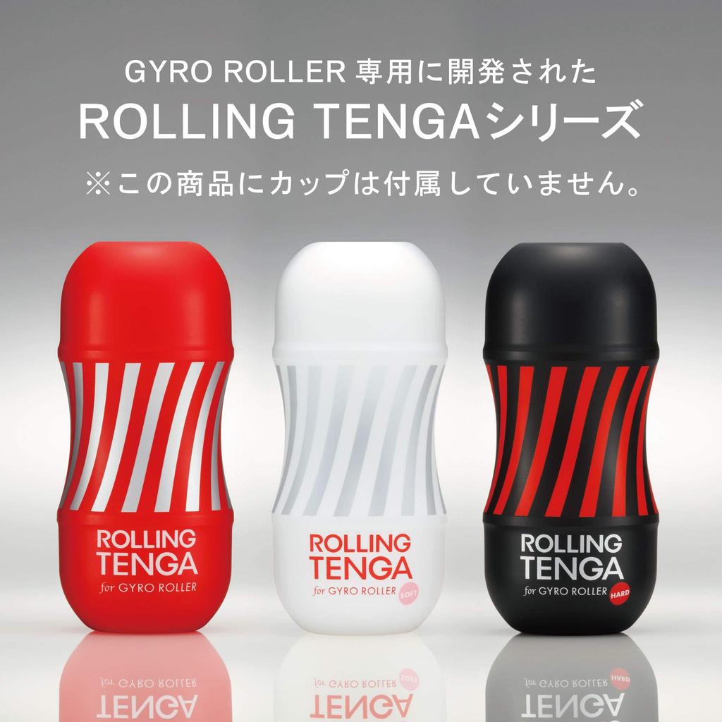 TENGA GYRO ROLLER Electric Rotating Rechargeable Black 1 piece