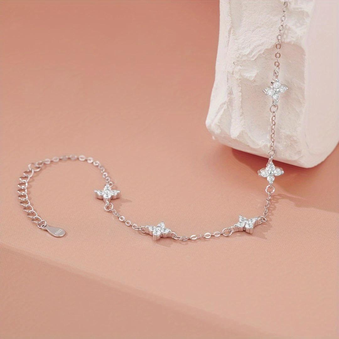 Starry Sky Bracelet Women s Pure Silver Light Luxury Niche Design Accessory 2025 New Hot High-End Wristband