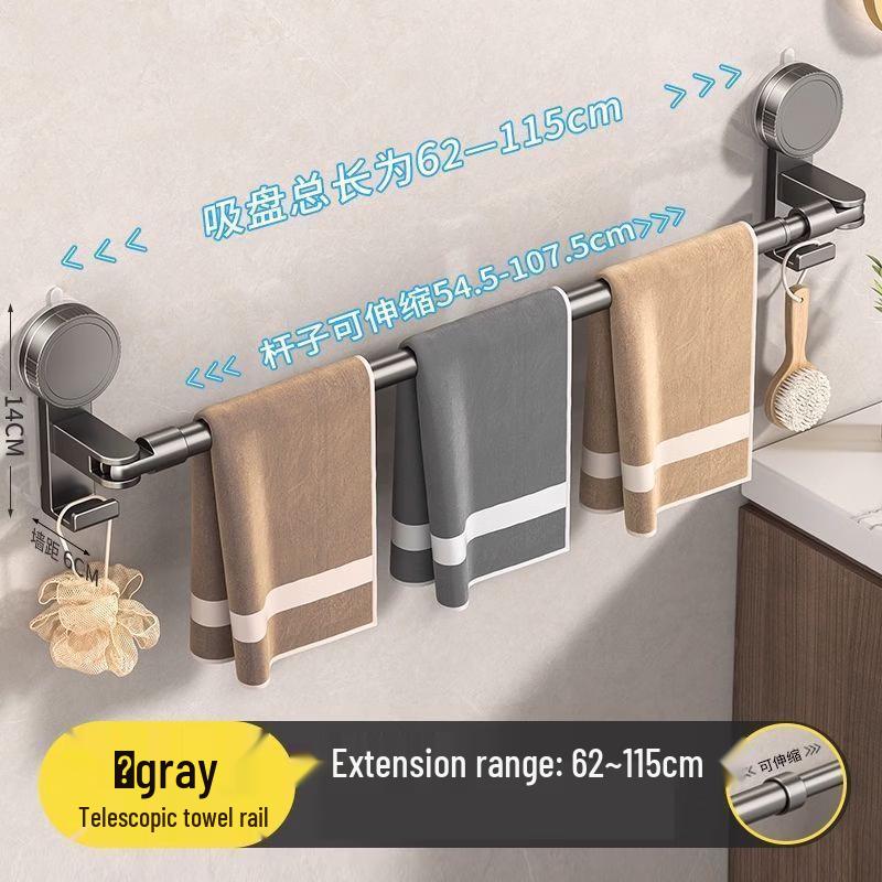 cmaos Retractable Rotating Wall-Mounted Towel Rack
