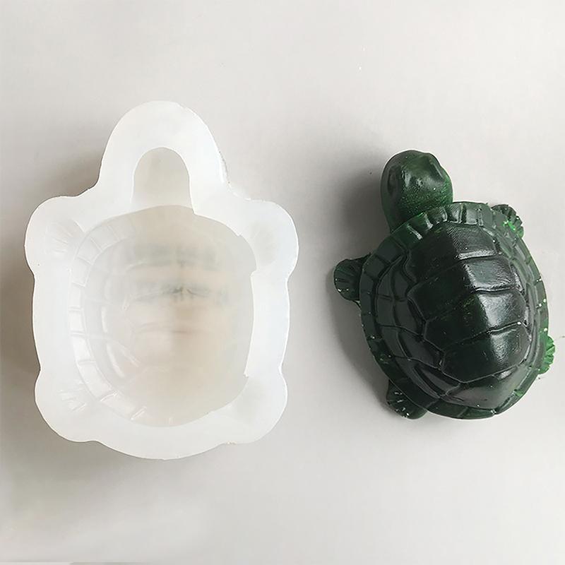 Roztomilá silikonová forma ve tvaru želvy s oceánskou tématikou, opakovaně použitelná želví pryskyřičná epoxidová forma, forma na pečení pěnového čokoládového dortu