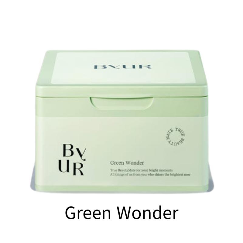 [ByUR] Ежедневная аква-сыворотка в маске (30 листов) – 3 Типа Green Wonder