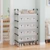 Dustproof Multi-tier Shoe Rack Sturdy Multifunction Shoe Storage Organizer Saving Space Storage Shelf