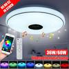 36W/60W RGB Flush Mount Round Starlight APP bluetooth Music Lamp Dimmable Light with Remote Control Music Led Ceiling Light Lamp