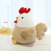 25CM Plüschtier Hühnchenpuppe Niedliche Hühnerpuppe Weich und Bequem Mädchen Schlafkissen Geschenk Plüschtiere Kissen Plüschtier Kuscheltier