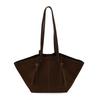 Borsa a Spalla da Donna con Ala Opaca Autunno/Inverno: Grande Capacità, Design di Nicchia Francese di Alta Gamma