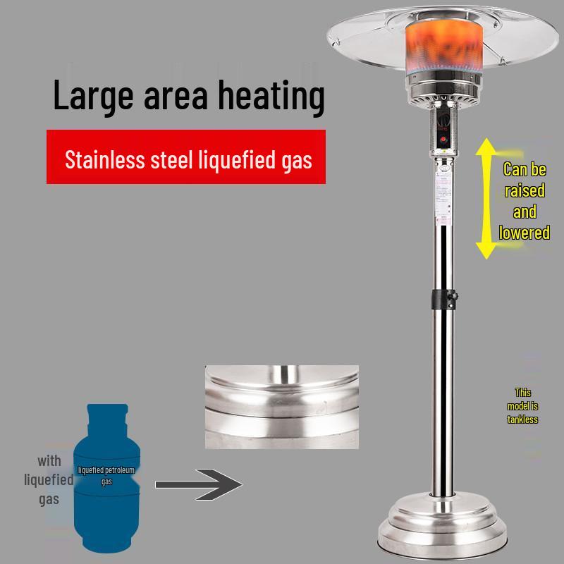 Umbrella Gas Heater: Outdoor LPG Fire Pit & Commercial Natural Gas Heater