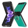 Drop Protection Finger Ring Leather Case For Samsung Galaxy Z Flip 3 Flip4 Flip 4 Flip3 5g Matte Cover For Samsung Z Flip3 Cases