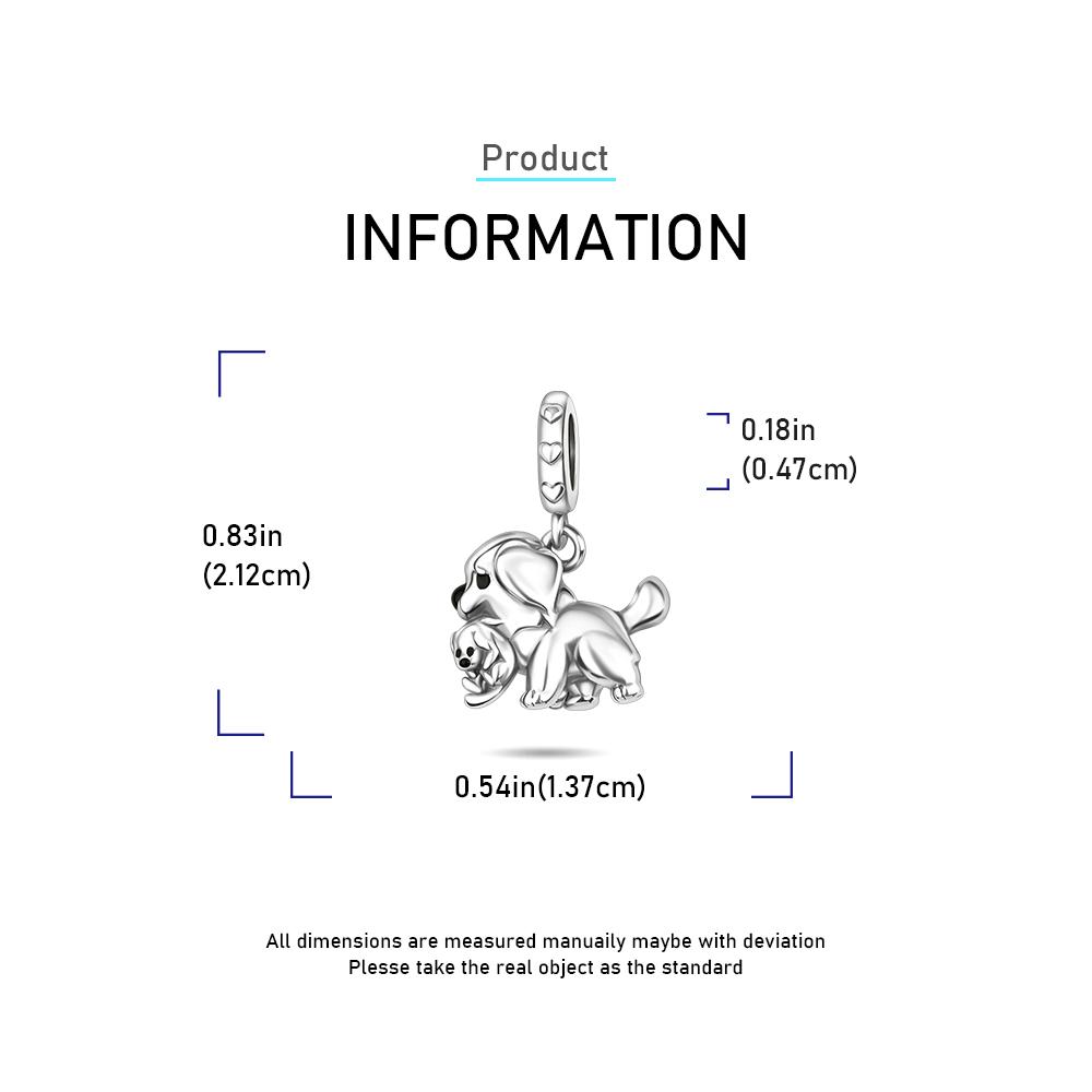 

Серия Животные Оригинальные Шармы Бусины Медь Собака Кошка Домашние животные Подходят для браслета Сделай сам Милые подвески для женщины Модная бижутерия