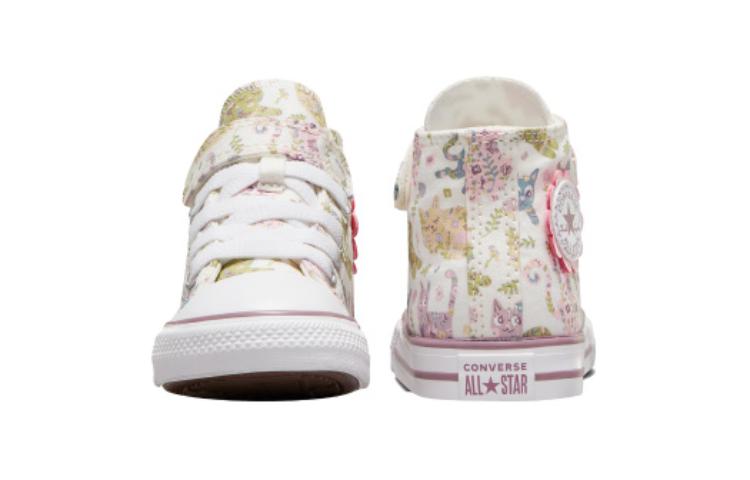 Converse All Star 1V Lightweight And Breathable High top Toddler Shoes White Infant And Toddler A05235C