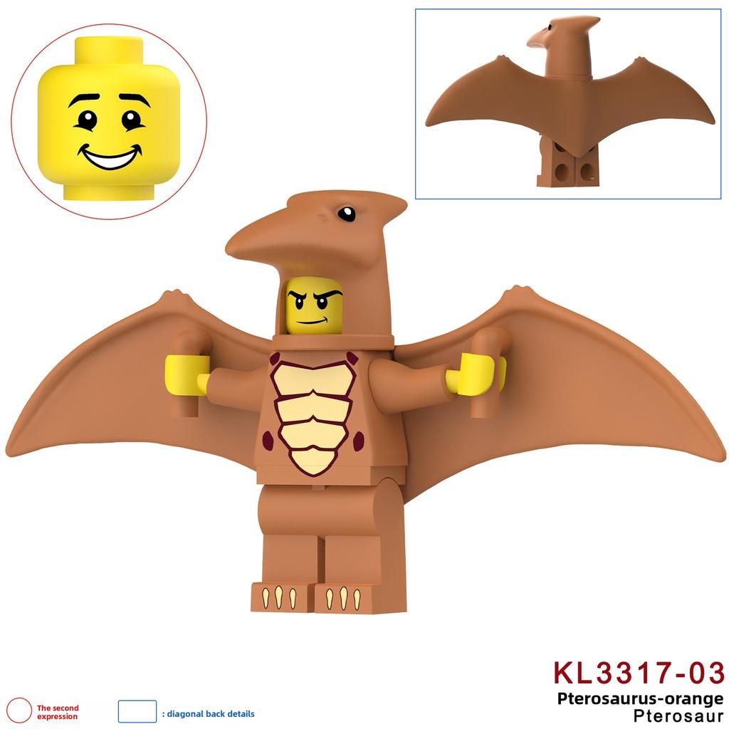 

Pterosaur Colored Multi Assembled Building Blocks Children Toys Ornaments Mini StyleC