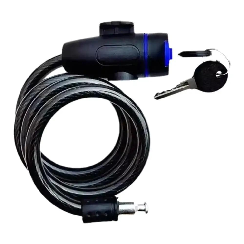 

Сверхпрочная цепь-замок для велосипеда - Стальной тросовый замок-инструмент для электровелосипедов, мотоциклов и велосипедных аксессуаров J4C8