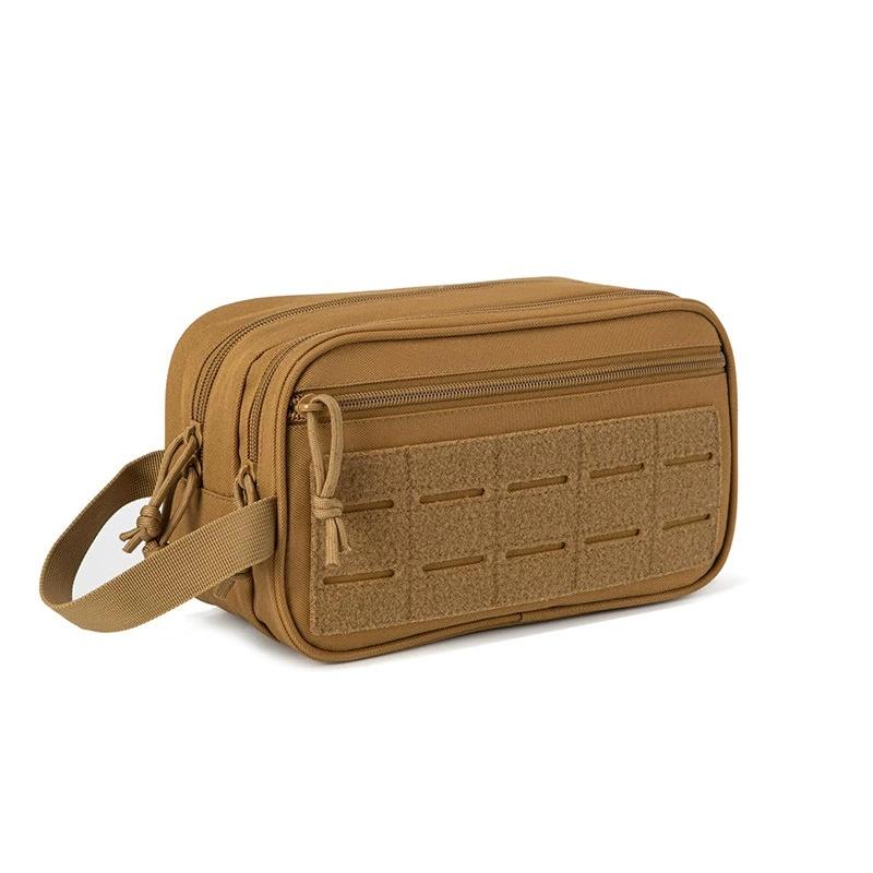 European Style Business Travel Hygiene Bag, Military Equipment Bag, Men's Essential Toiletries. Multi Layer Design, Breathable