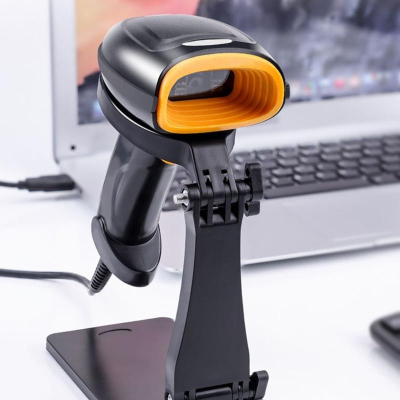 Foldable Universal Barcodes Readers Holder Adjustable Angle Plastic Design For Schools Supermarkets Offices