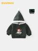 DUUDUU Children’s Fleece-Lined Hoodie 2025 - Winter Style Thick Sweatshirt