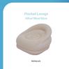 JILONG Inflatable Recliner Sofa with Flocking - Single/Double Lazy Lounge Chair