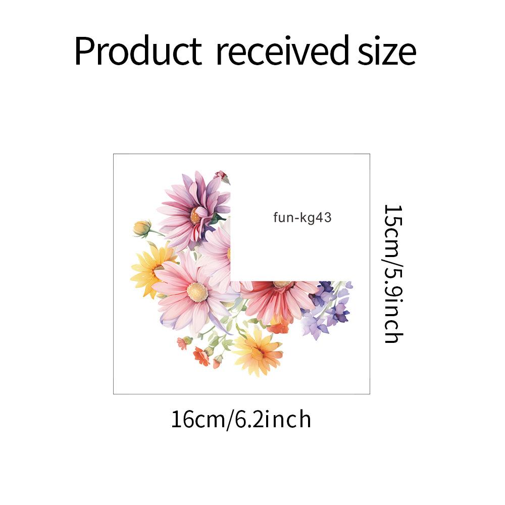 Aquarell Blume Blatt Schalter Befestigt Am Wohnzimmer Veranda Heimdekoration Wandaufkleber