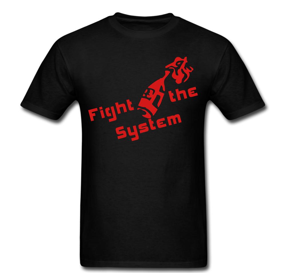 

Fight The System Revolution Government Revolt Fight Back T shirt tee S