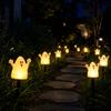 Halloween Pumpkin Ground Stake Lights Outdoor Yard Garden Decorations for Fall Parties