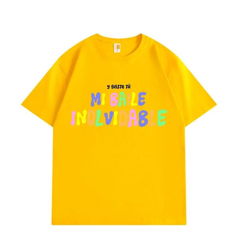 Rapper Bad Bunny Merch TShirt Unisex Clothing Harajuku HipHop Pop Music TShirt Fashion Y2K Style Short Sleeve TShirt