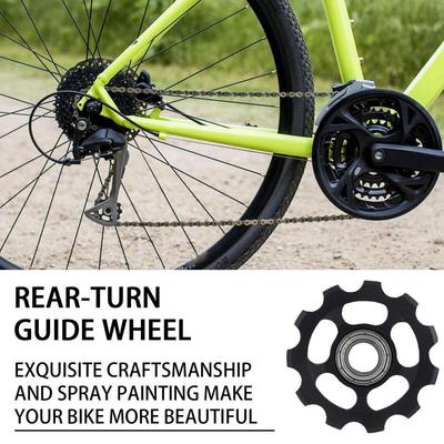 11T Fahrrad Schaltwerk Rad Keramiklager Röllchen Rennrad Leitrolle Umlenkrolle für Rennrad Mountainbike Röllchen
