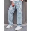 Retro Jeans Herren Frühling und Herbst Neue Trendmarke Locker Gerade Vielseitige Lange Hosen