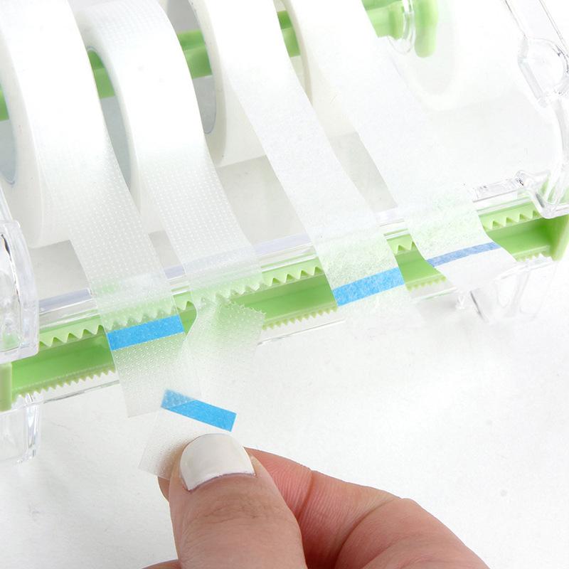 Eyelash Extension Tape Transparent Storage Cutter Colors Tapes Cutter Split Grafting Eyelashes Medical Tape Makeup Tools