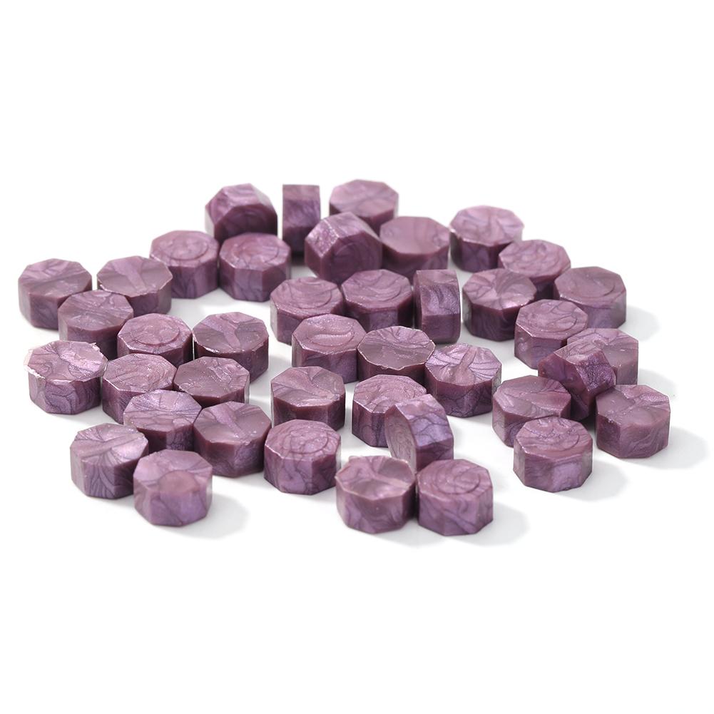 100pcs/bag Vintage Sealing Wax Tablet Pill Beads Octagon Wax Seal Stamp For Envelope Wedding Party Stamping Grain Sealing Wax