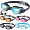 Swimming Goggles Professional Waterproof Swim Eyewear Glasses Anti-fog 100% UV Protection No Leaking for Adult Men Women Youth