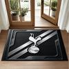 Tottenham Hotspur Design Crystal Velvet Rug Soft Decorative Mat for Bedroom Entrance