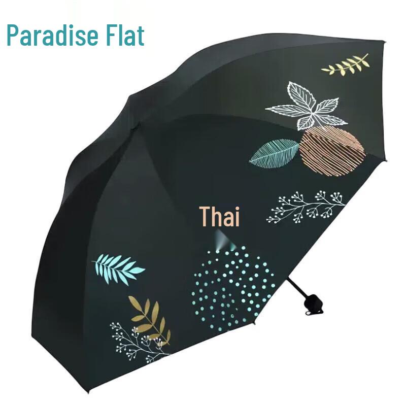 Tiantang UV Protection Three-Fold Sun/Rain Umbrella