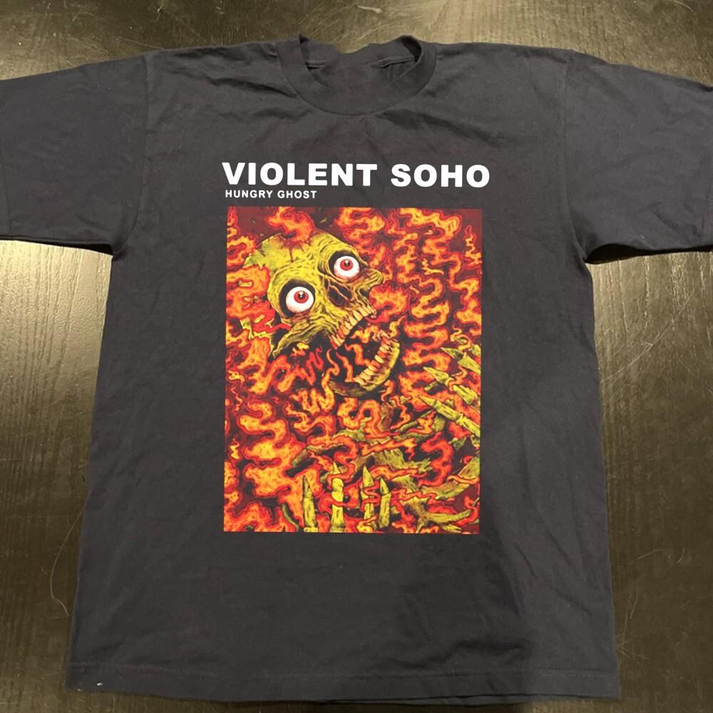 Редкая Мужская Хлопковая Футболка Violent Soho Все Размеры 8D239 XXXL