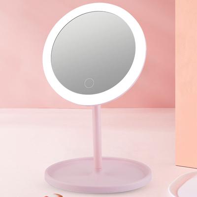 Light Up Your Beauty Routine: LED Cosmetic Mirror with Dimmable, Rotating and Memory Functions - USB Cosmetic Mirror with Monoch