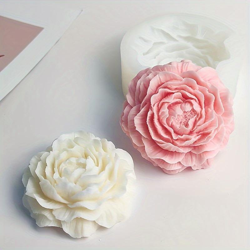 2026 New Good 3D Peony Silicone Candle Molds Aromatic Soap Resin Flower Molds for Home Decor Wedding Souvenirs Birthday Gifts