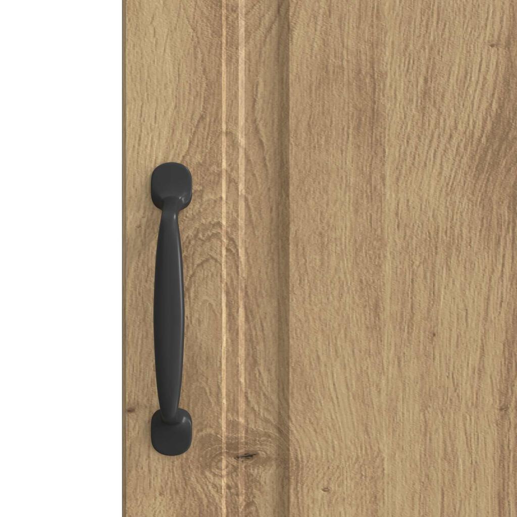 Artisan Oak Sideboard 33 x 34.5 x 87 cm Engineered Wood