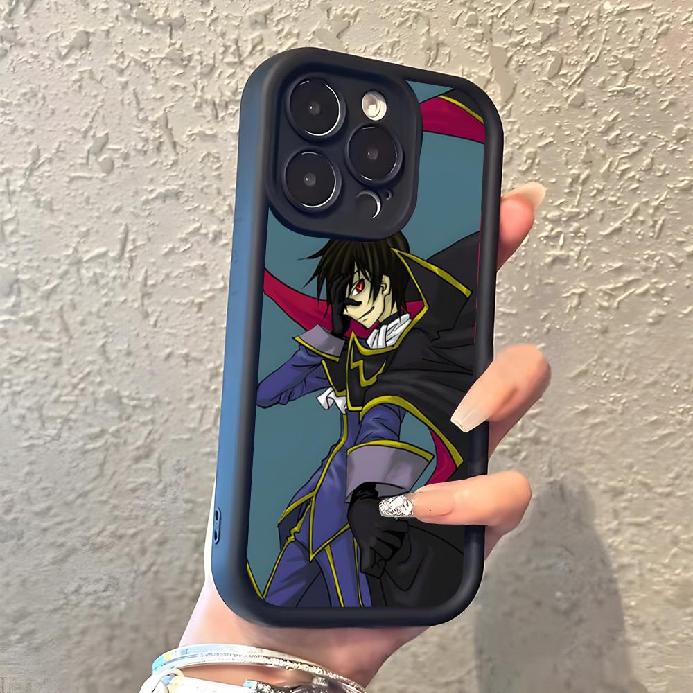 Anime Logo Code Geass Phone Case For IPhone 17 Pro Max 16 15 14 Pro Max IPhone 13 Pro Max 11 Plus Silicone Cover