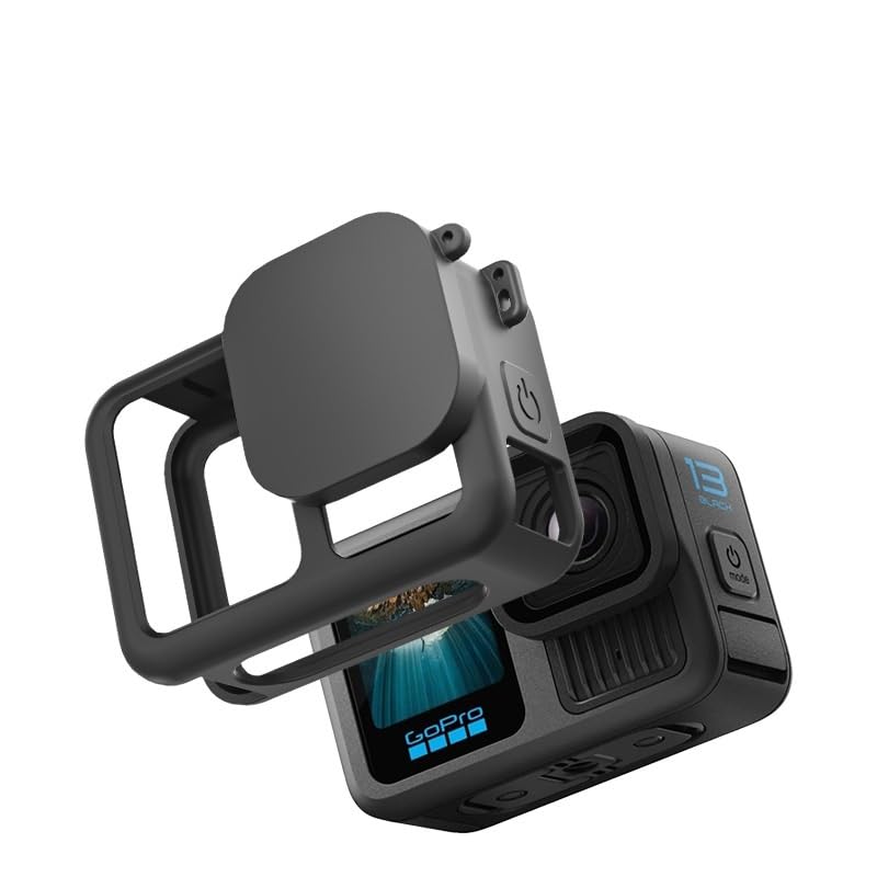 

For GoPro Hero 13 Black Cover Full Protection GoPro Hero 13 Black Silicone Cover Thin Shock Absorption Full Cover Silicone Case Anti-Fingerprint