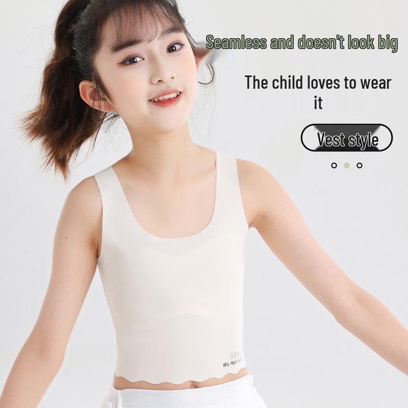 Mädchen Nahtloses Camisole BH: Anti-Protrusions-Wrap für Mittelschüler