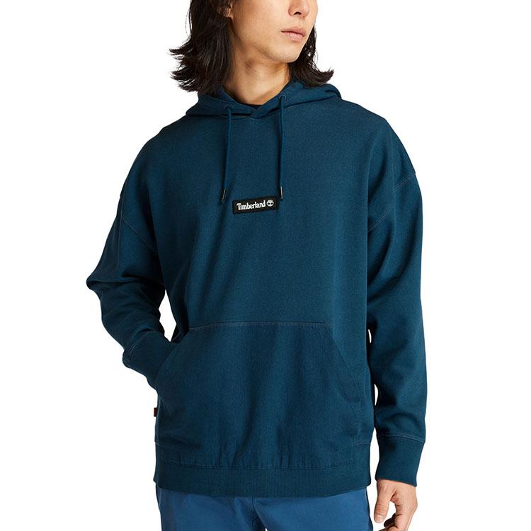Timberland Casual Loose Sports Hoodie Men Hoodies Medium-Blue A22C9-BZ4