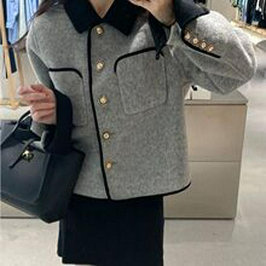 Women's Loose Fit Zip-Up Hooded Sweatshirt - Solid Color, Autumn/Winter 2025 Collection, Available in 6 Colors.
