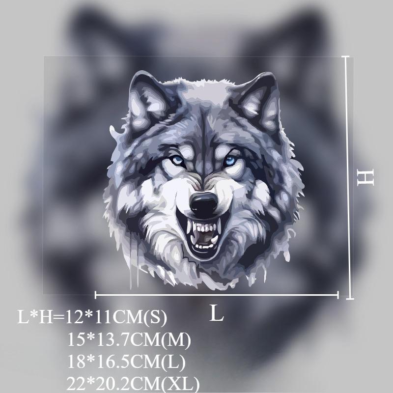 

1 шт. крутая голова волка забавные наклейки на машину водонепроницаемые авто окна багажник бампер боковые солнцезащитные виниловые наклейки животное декор для автомобиля XL