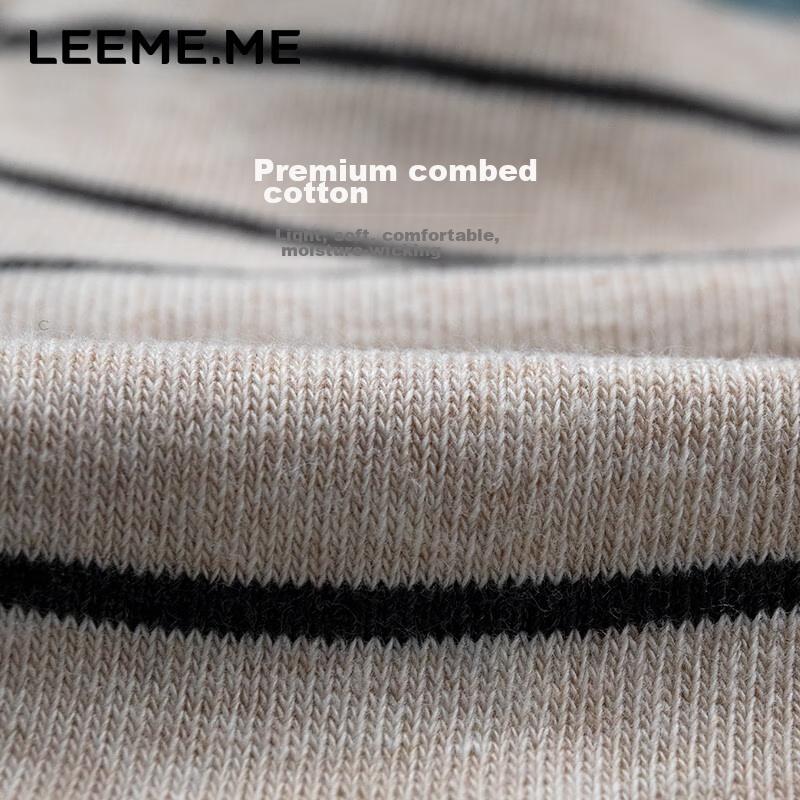 Limi [Antibacterial] Men's Socks, Spring And Summer Striped Short Socks, Breathable Casual Boat Socks for Men, 4 Colors One Size Fits All