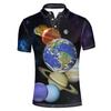 Men's polo shirt, short-sleeved, with a collar