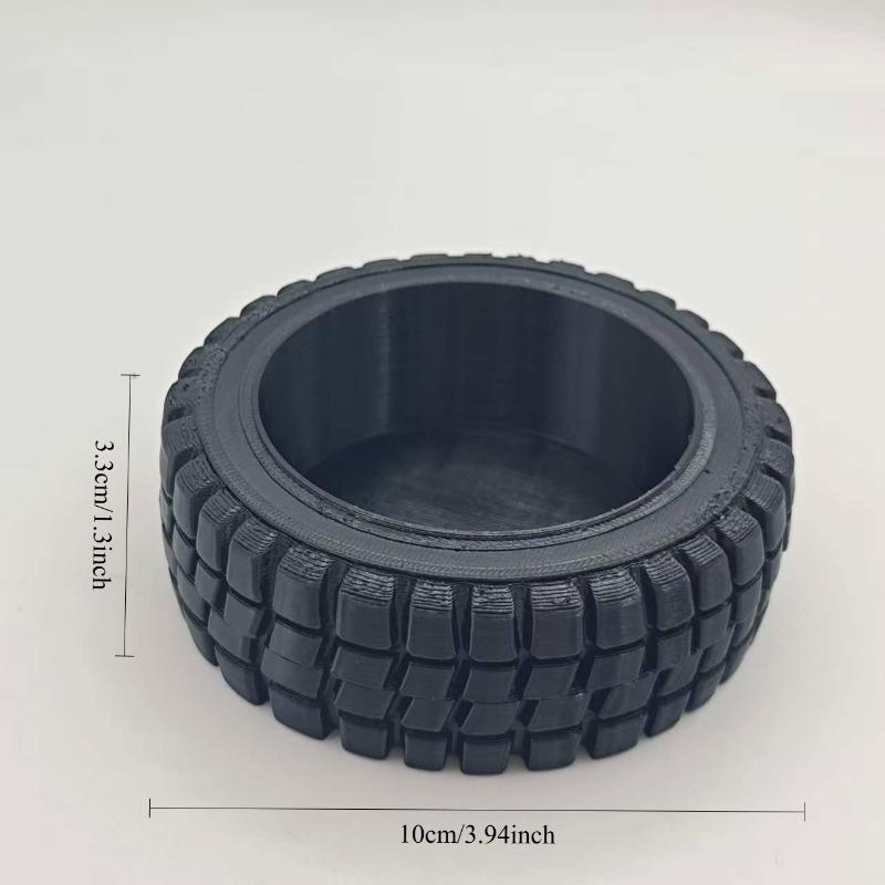 3D Printed Miniature Tire Storage Tray Miscellaneous Tray Decoration Storage Box Workbench Storage Suitable For Home Decoration