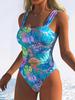 Europe and the United States 11 New Suspender Sexy Backless Hot Spring One-piece Swimsuit One-piece Bikini Women