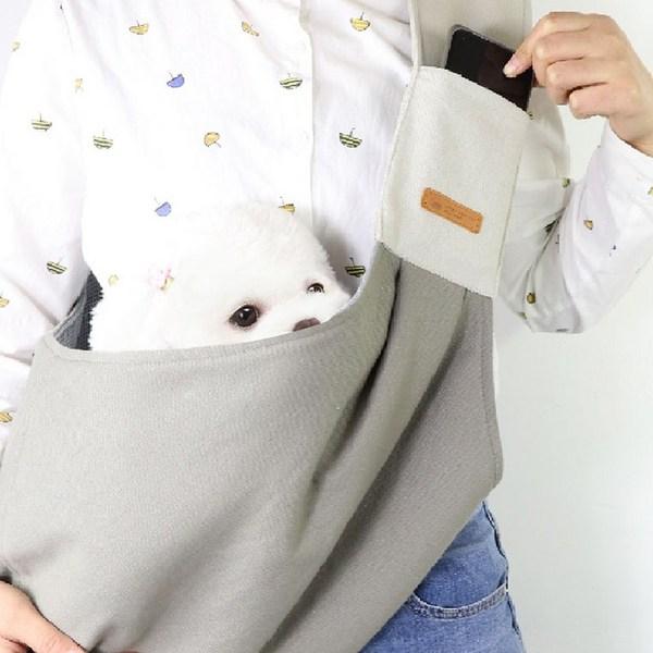 

(Мгновенная скидка) Эко-сумка для собак с регулируемой длиной плечевого ремня, корейский шампунь для домашних животных